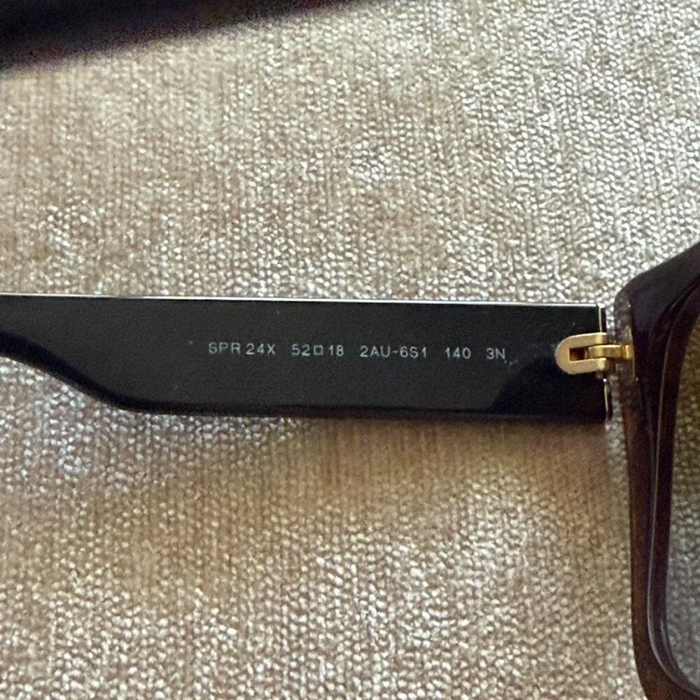 Prada SPR 24X Tortoise Square Sunglasses - Picture 4 of 6